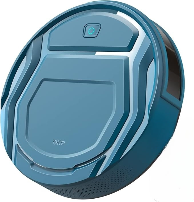 Robot Vacuum Cleaner 2200 Pa Wi-Fi Self-Charging Green MiniOKP K2P