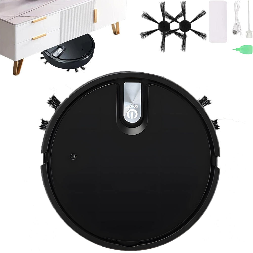 Robot Vacuum Cleaner Black Thin 1800Pa With Mist And Obstacle Avoidance Function
