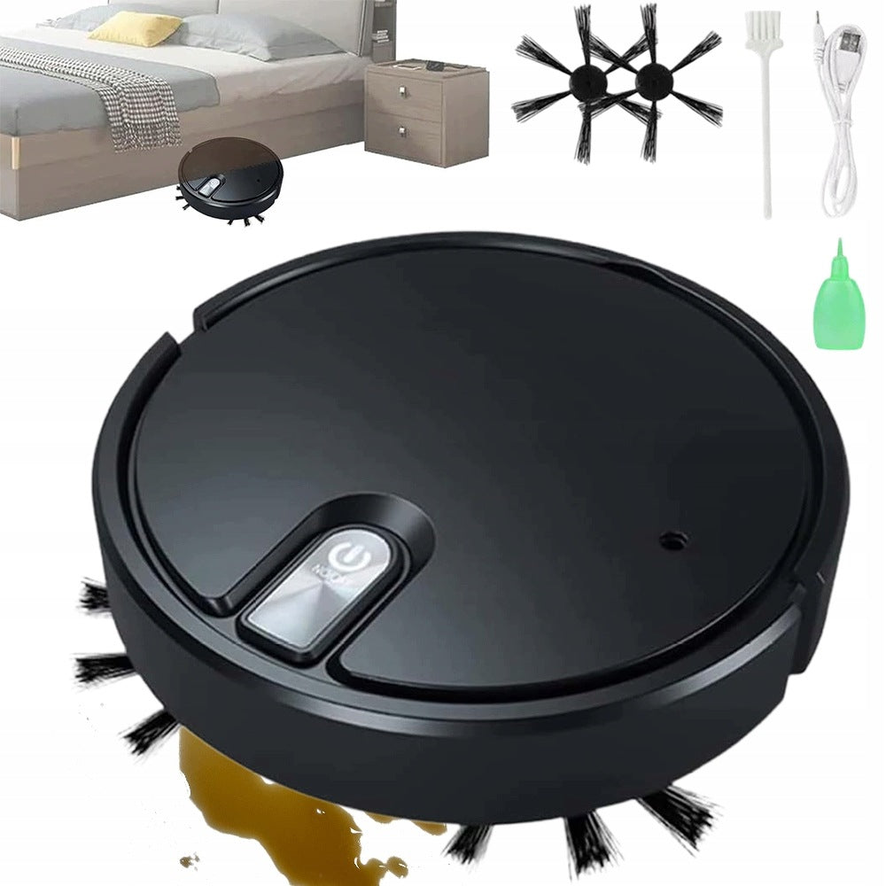 Robot Vacuum Cleaner Black Ultra Thin 1800Pa With Mist And Battery 1200mAh Brand Bedee