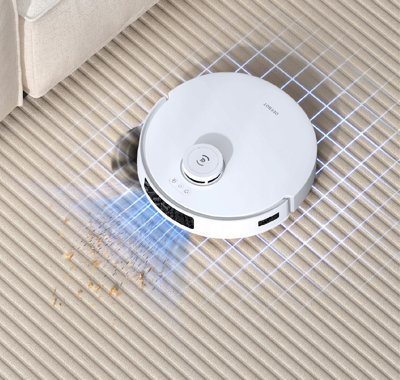 Robot Vacuum Cleaner ECOVACS DEEBOT T30C PRO WHITE GEN 2 EU Manufacturer code DEEBOT T30C PRO WHITE GEN 2