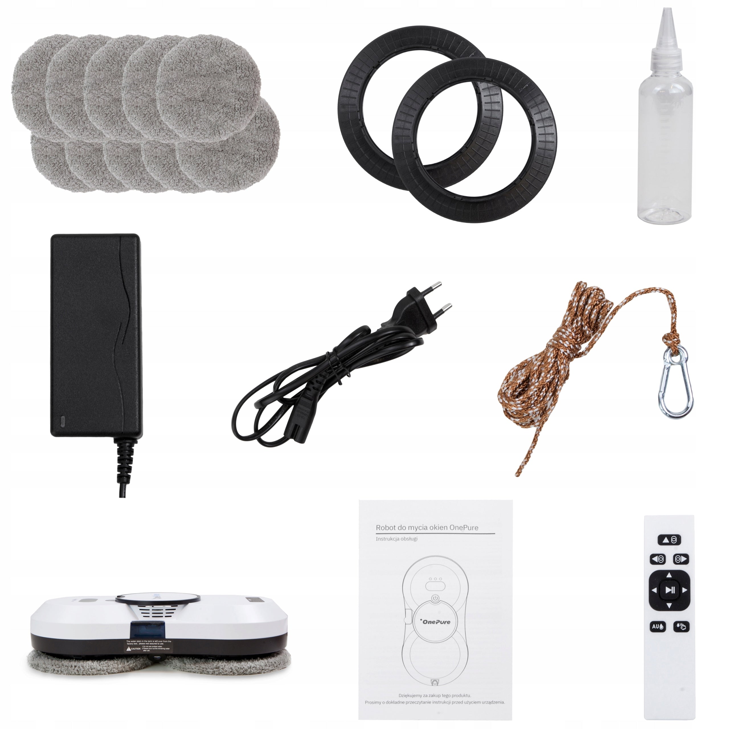 Robot Window Cleaner Mirrors Automatic For Remote Control Smart Washer Packaging status original