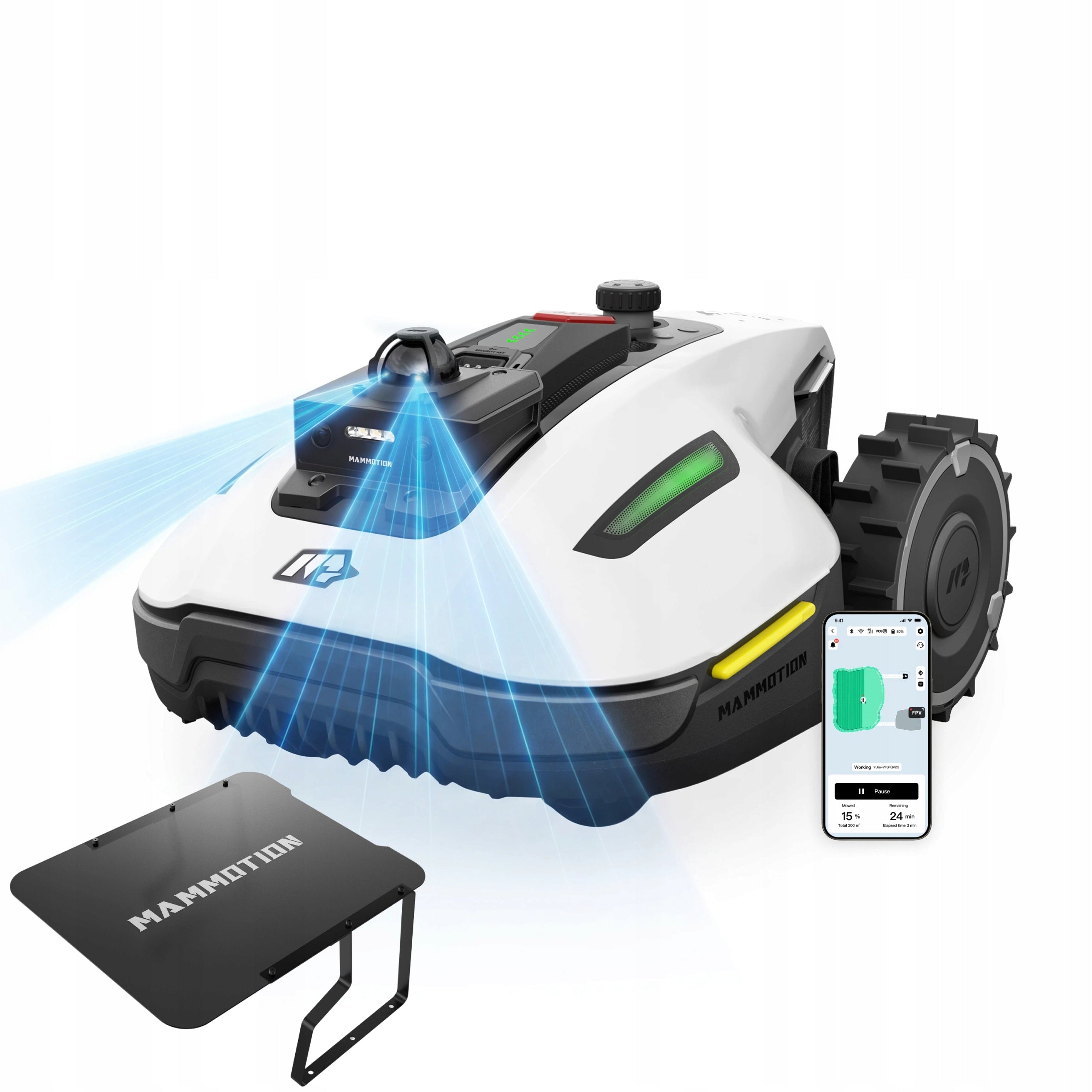 Robot koszący MAMMOTION YUKA mini 2 1000 AI bez przewodu kosiarka robot
