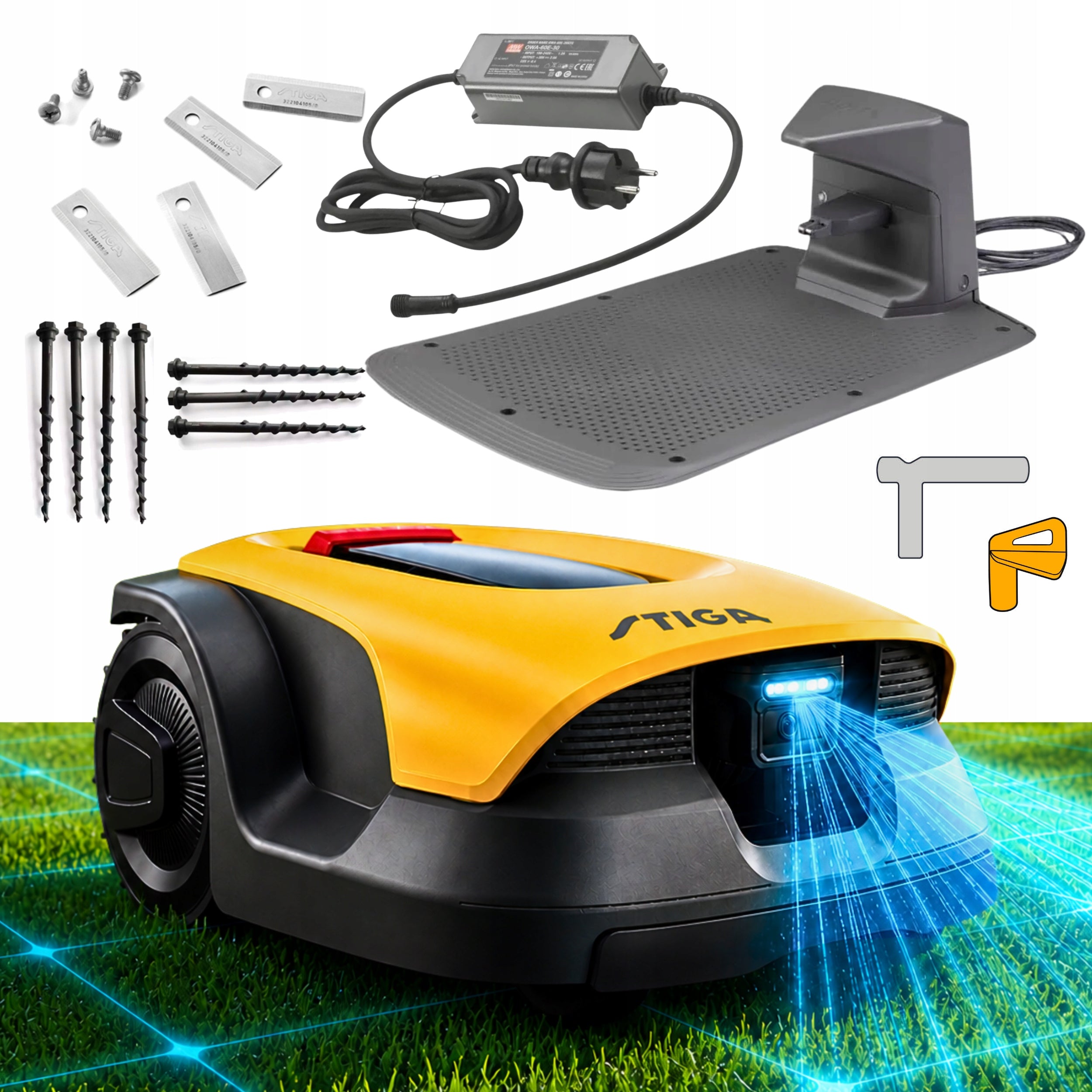 Robot mower Automatic AI Camera Without Cable STIGA A 25v 2500 m²