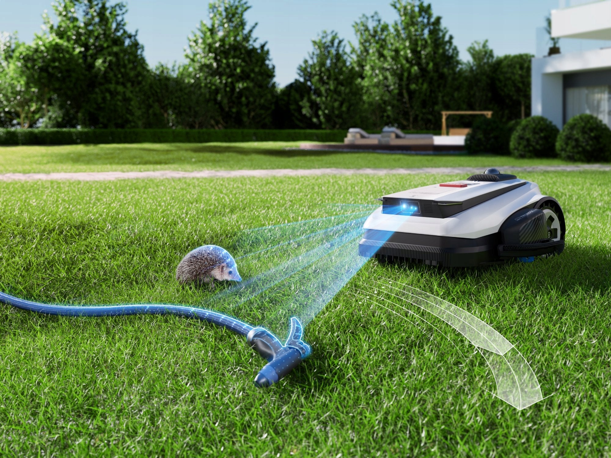 Robot mower Automatic ECOVACS without cable + TRIMMER 3000 m2 Manufacturer code ECOVACS GOAT A3000 LIDAR PRO