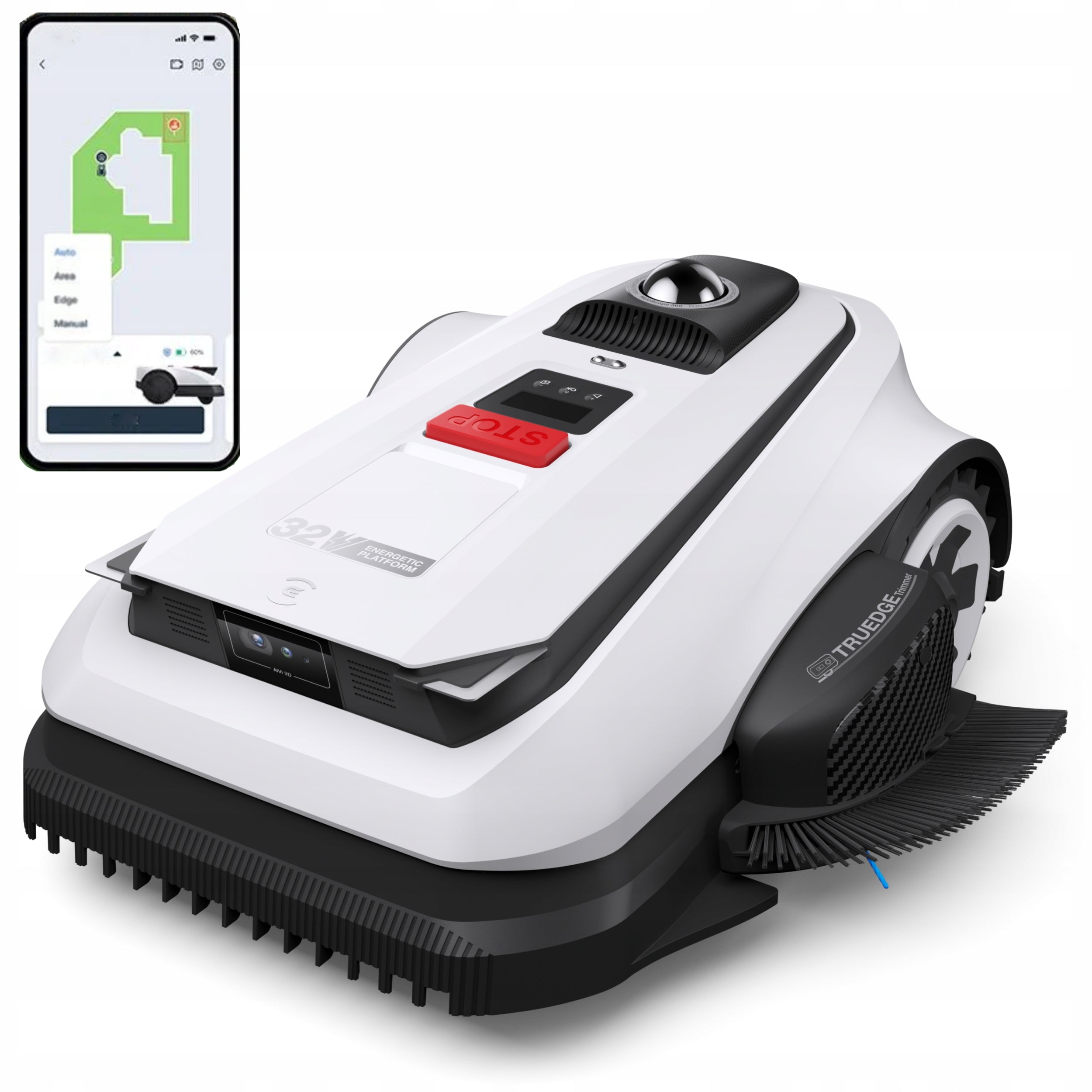 Robot mower Automatic ECOVACS without cable + TRIMMER 3000 m2