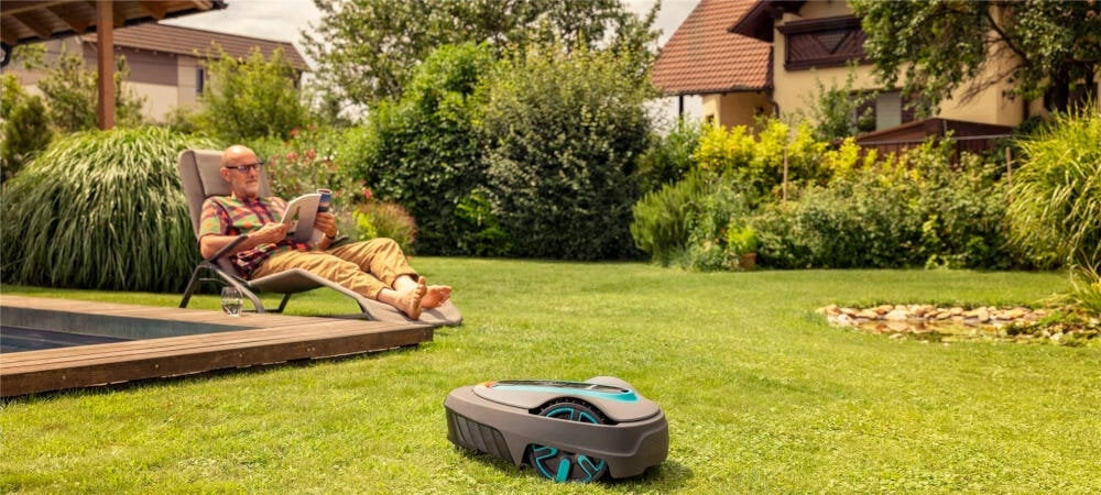 Robot mower GARDENA Sileno Life 850 Bluetooth/WiFi control Batteries included yes