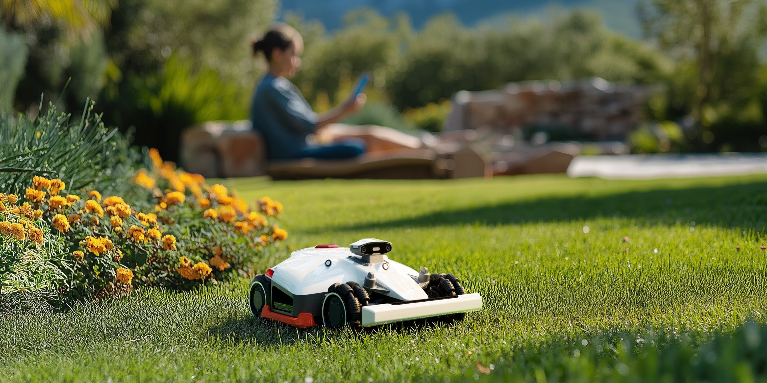 Robot mower MAMMOTION LUBA 2 AWD 5000X RTK GPS mower Without cable 5000m2 Model LUBA 2 AWD 5000X