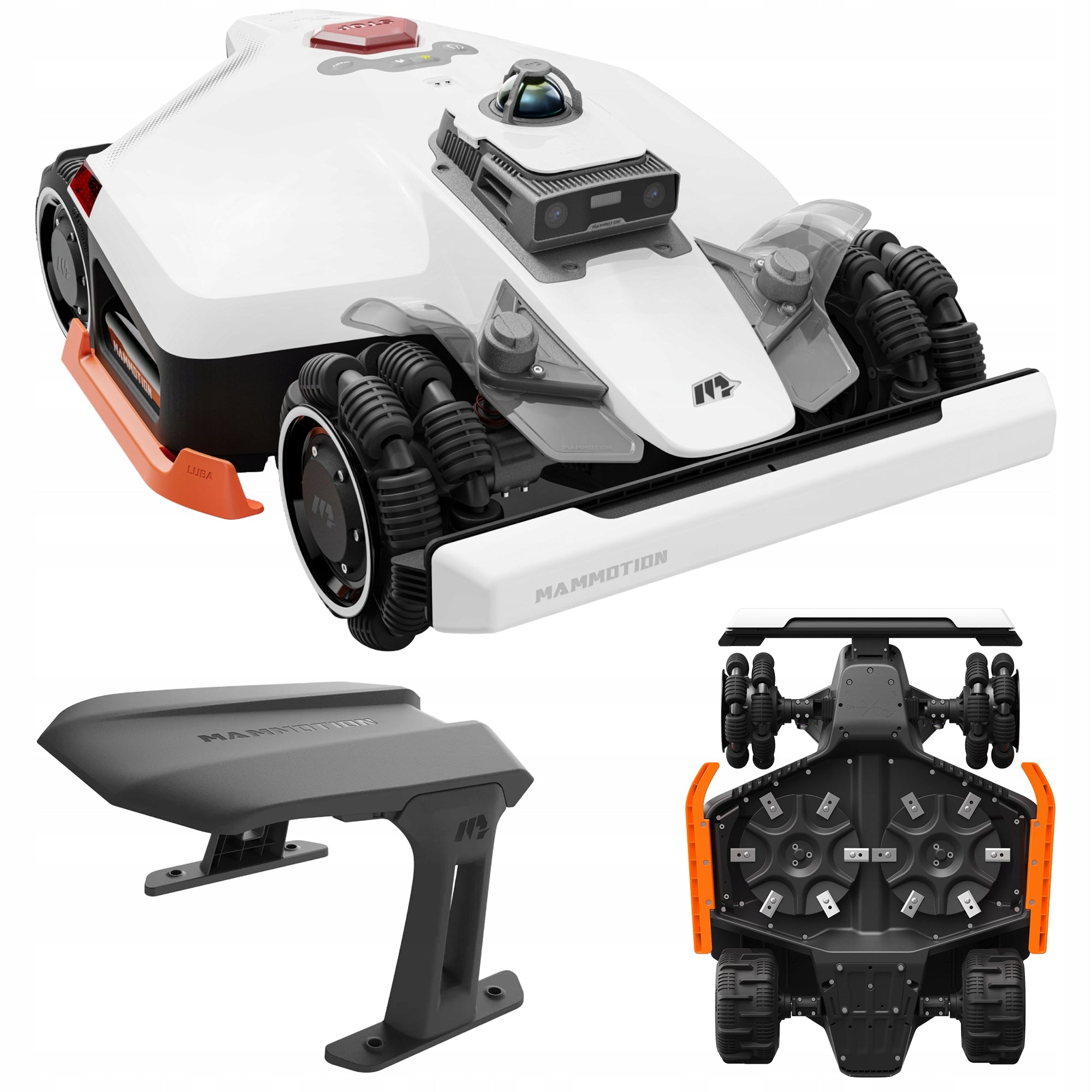Robot mower MAMMOTION LUBA 3 AWD 3000 Lawn mower Without GPS cable nRTK LiDAR