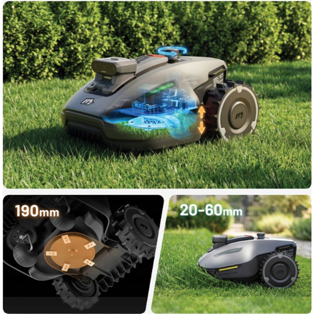 Robot mower Mammotion YUKA mini 2 800 AI Without cable up to 800m2 Mowing height adjustment range 2–6 cm