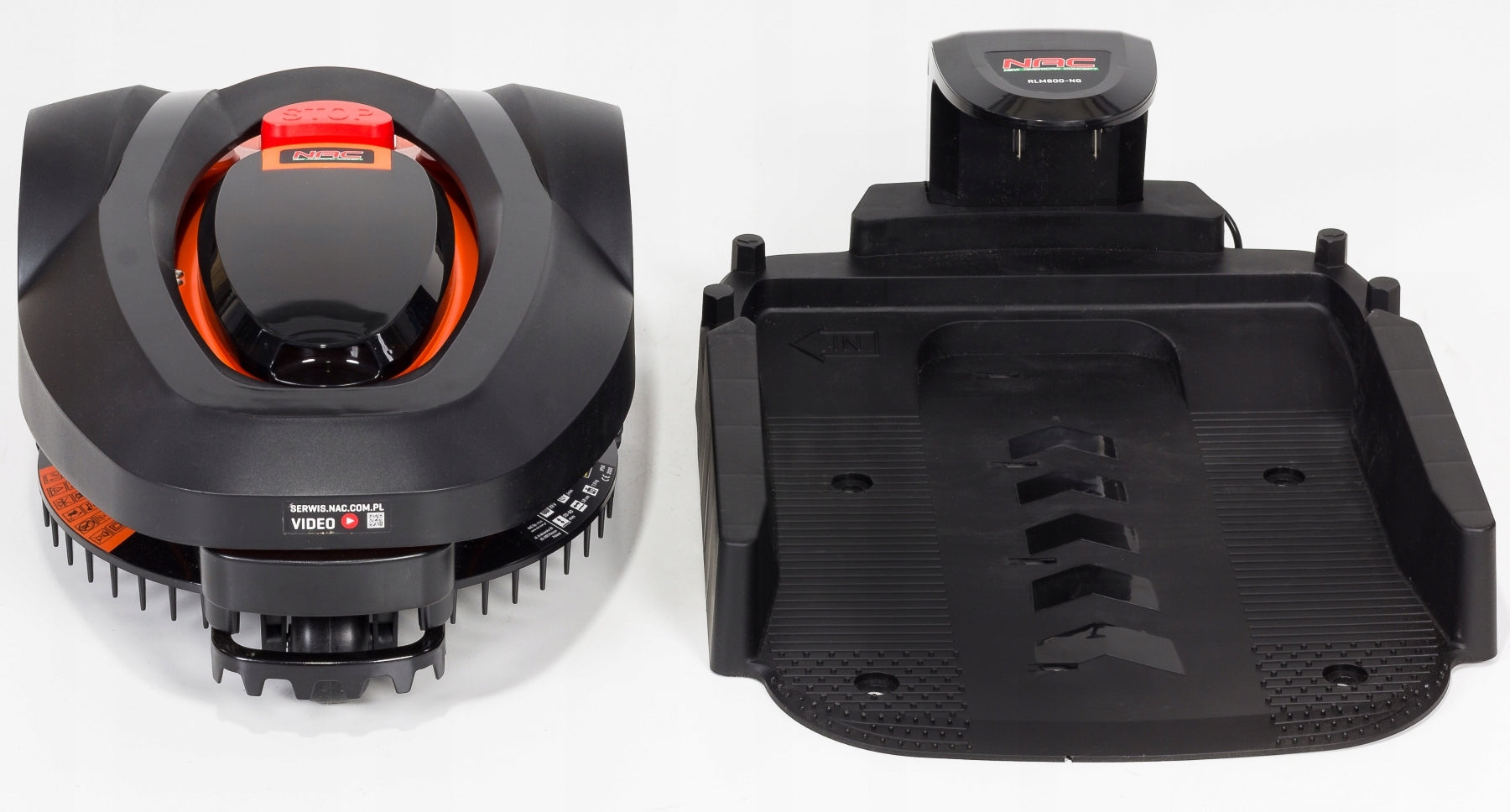 Robot mower NAC RLM800NG cutting width 18 cm . MOWER Mowing performance 800 m²