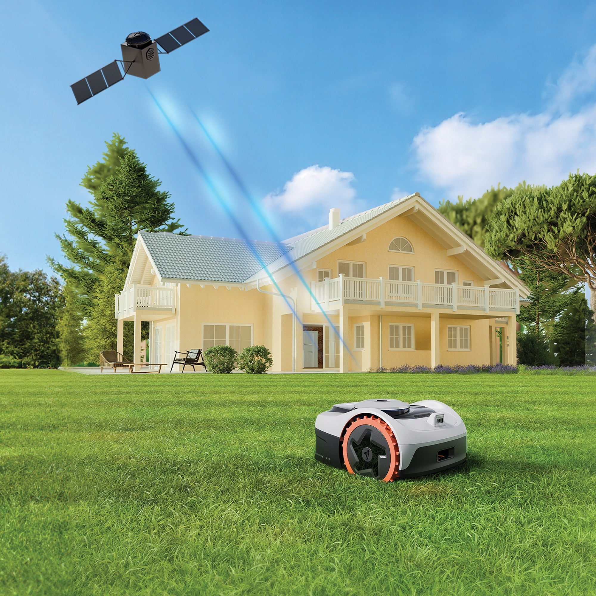 Robot mower SEGWAY NAVIMOW i205 AWD GPS RTK AI Lawn mower Without cable 500 m2 Series Segway i205E AWD