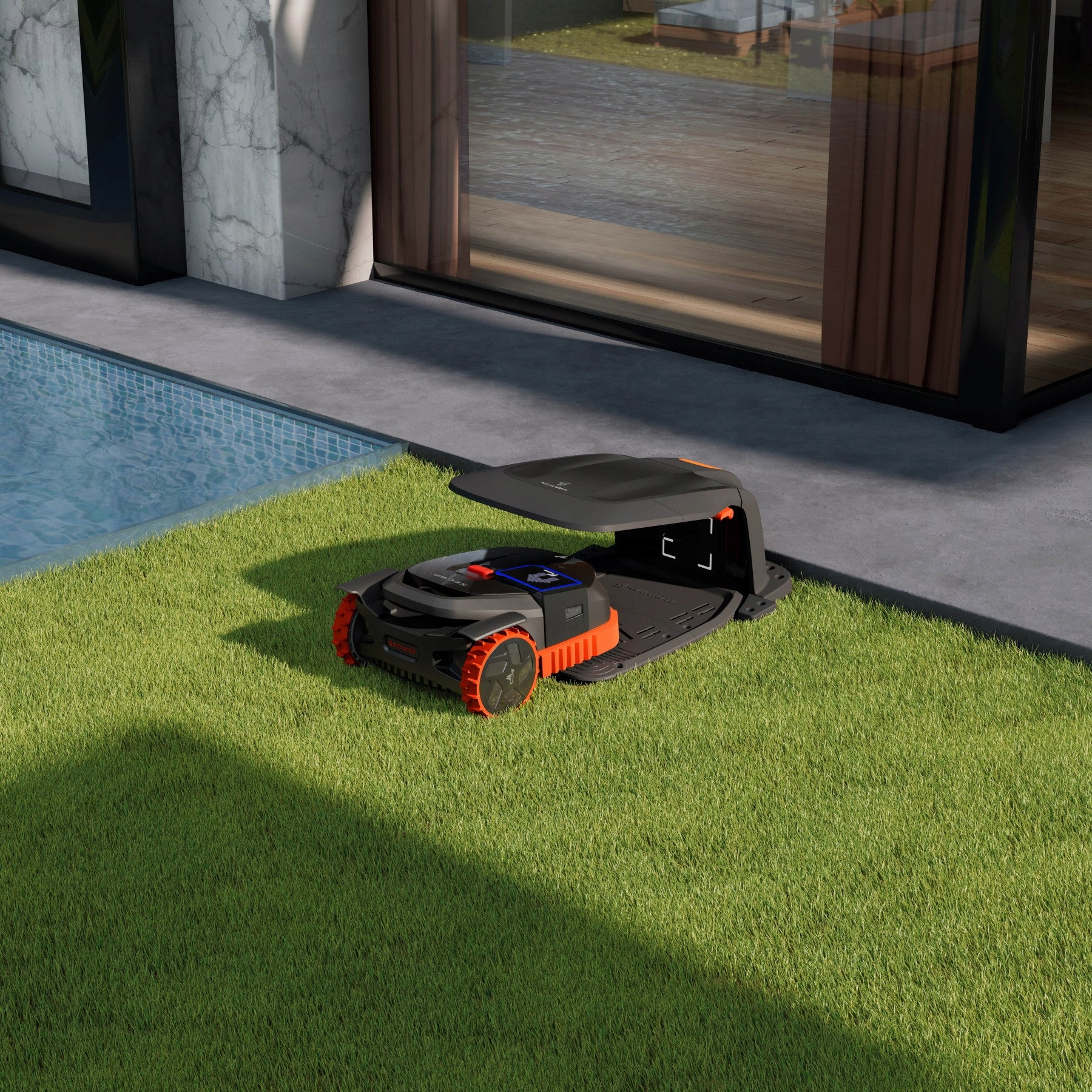 Robot mower Segway Navimow X330E GPS without cable up to 3000m2 + GARAGE FREEBIE! Mowing performance 3000 m²
