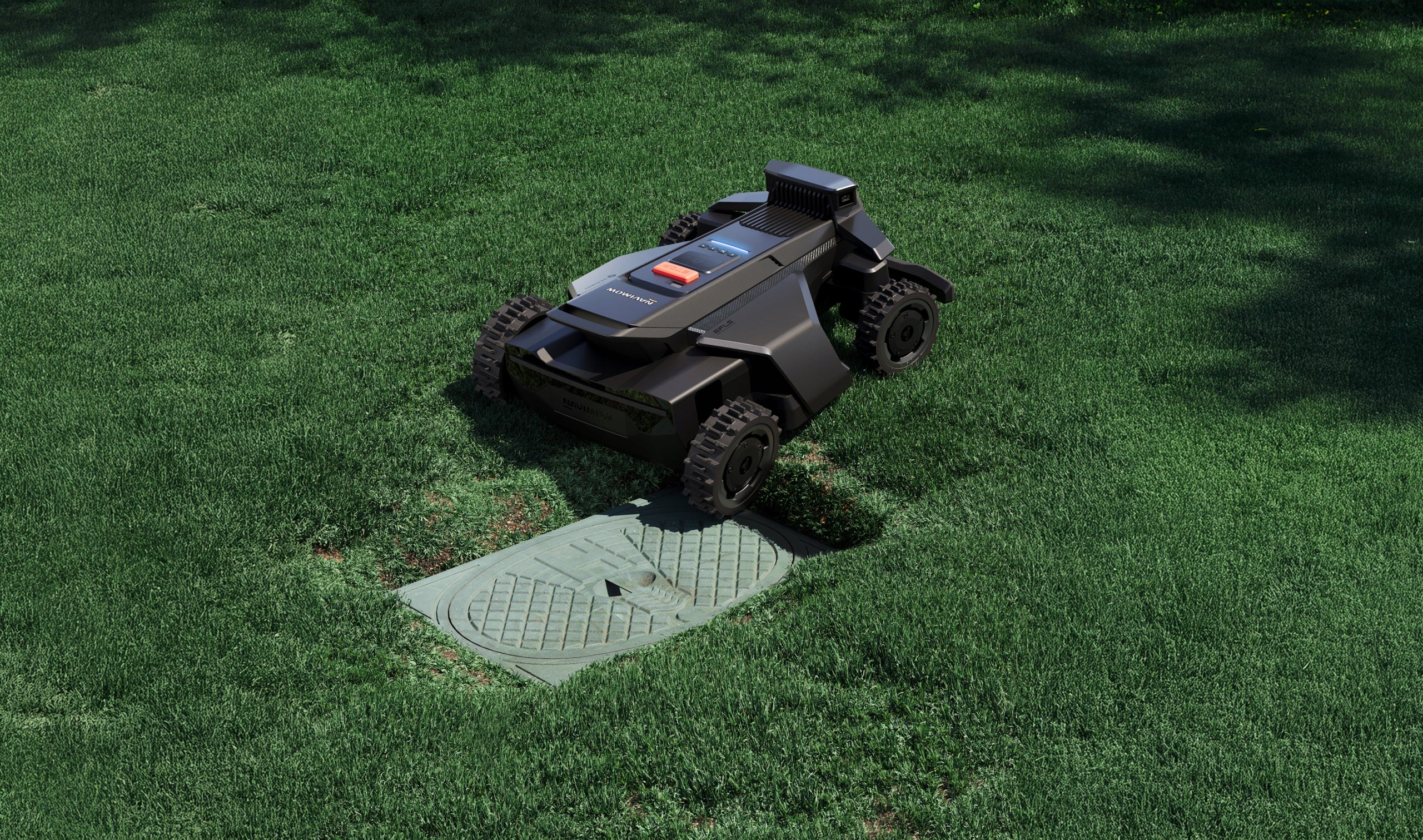 Robot mower Segway Navimow X420E drive 4x4 slope up to 84% Battery 10Ah Mowing width 43 cm