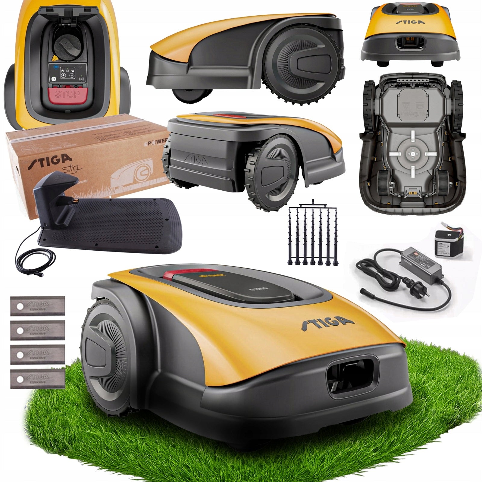 Robot mower Stiga G1200 up to 1200 m² battery ePower 5Ah silent application