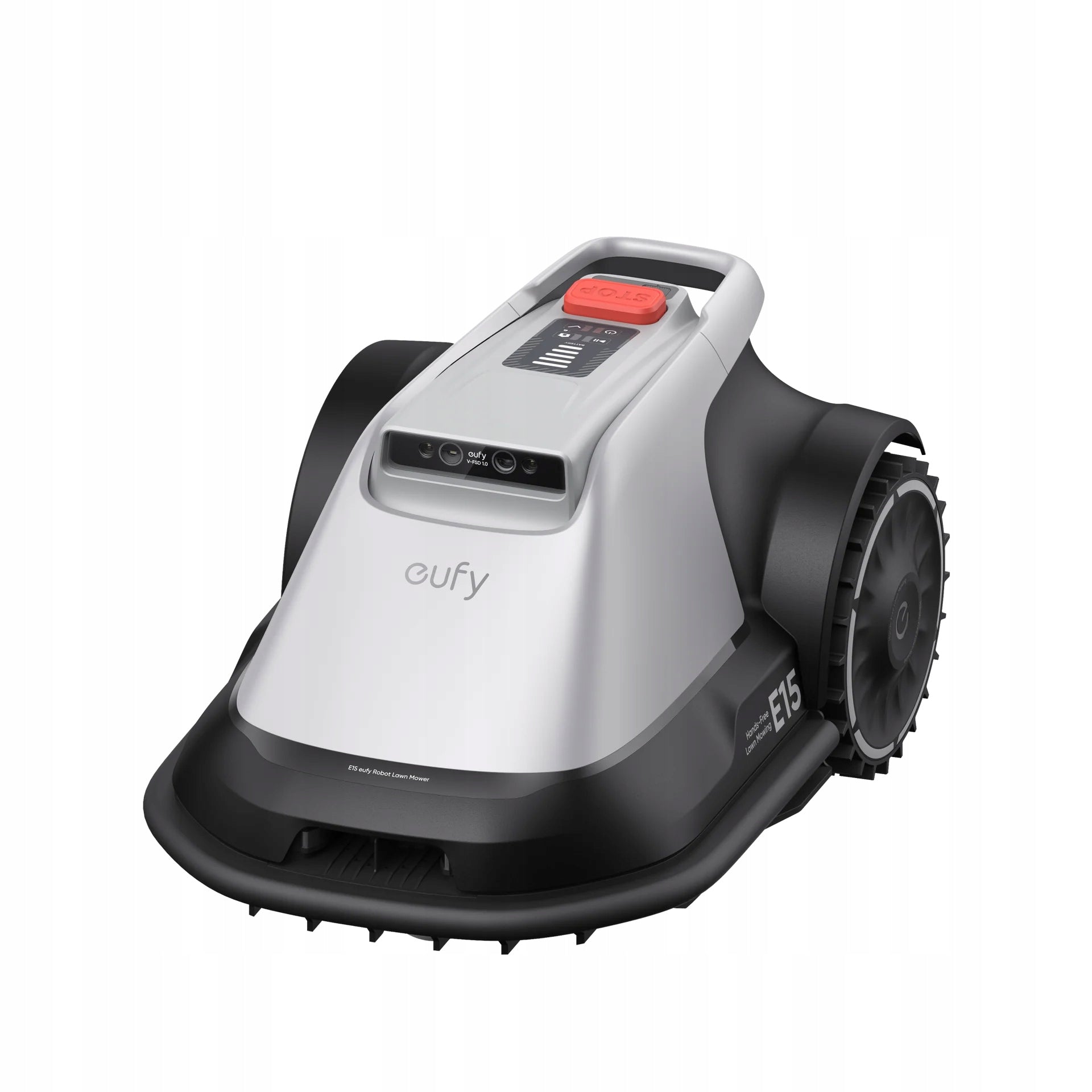 Robot mower eufy E15, automatic mower with application up to 800 m2