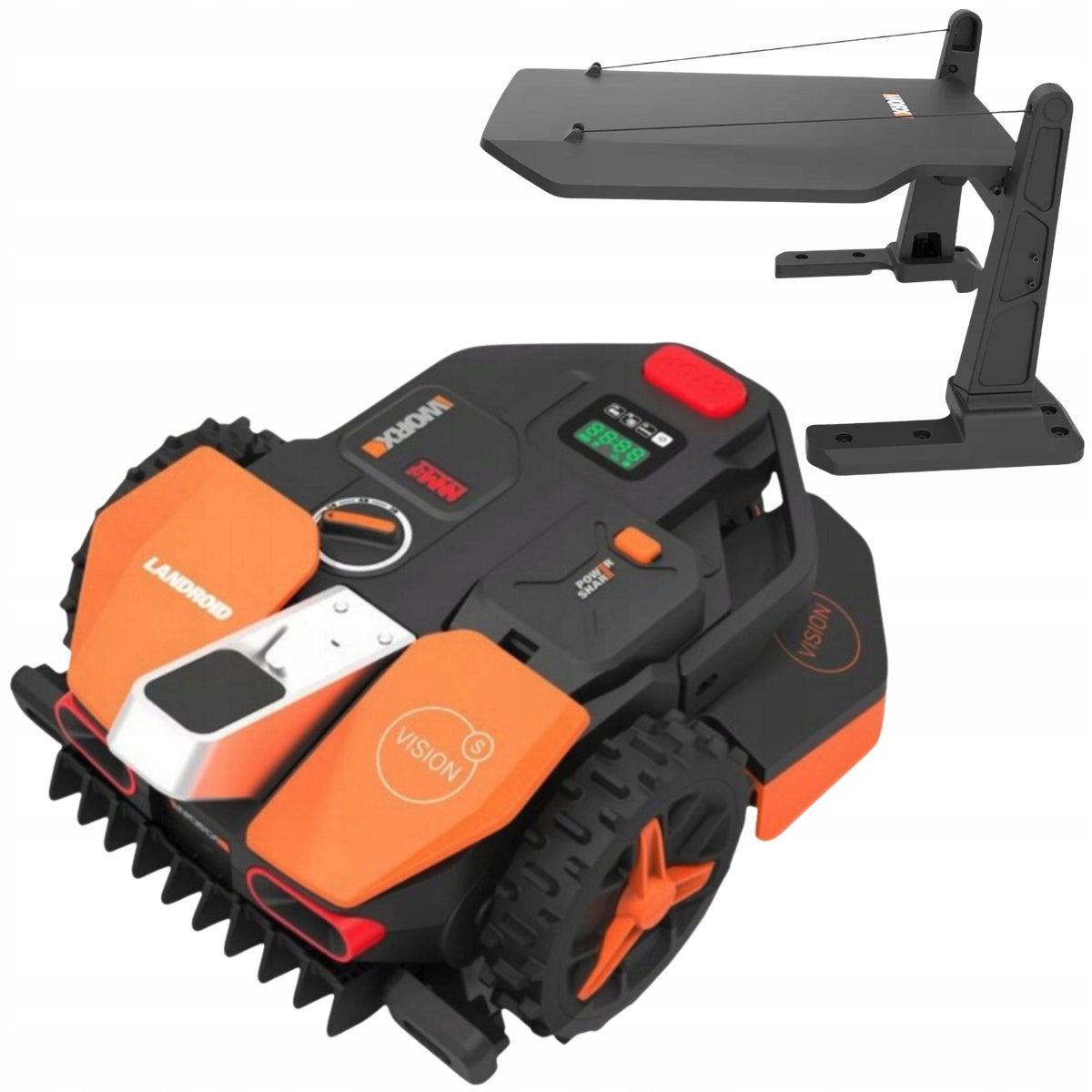 Robot mower without cable WORX Landroid Vision WR202E 250m2 + Garage WA0828