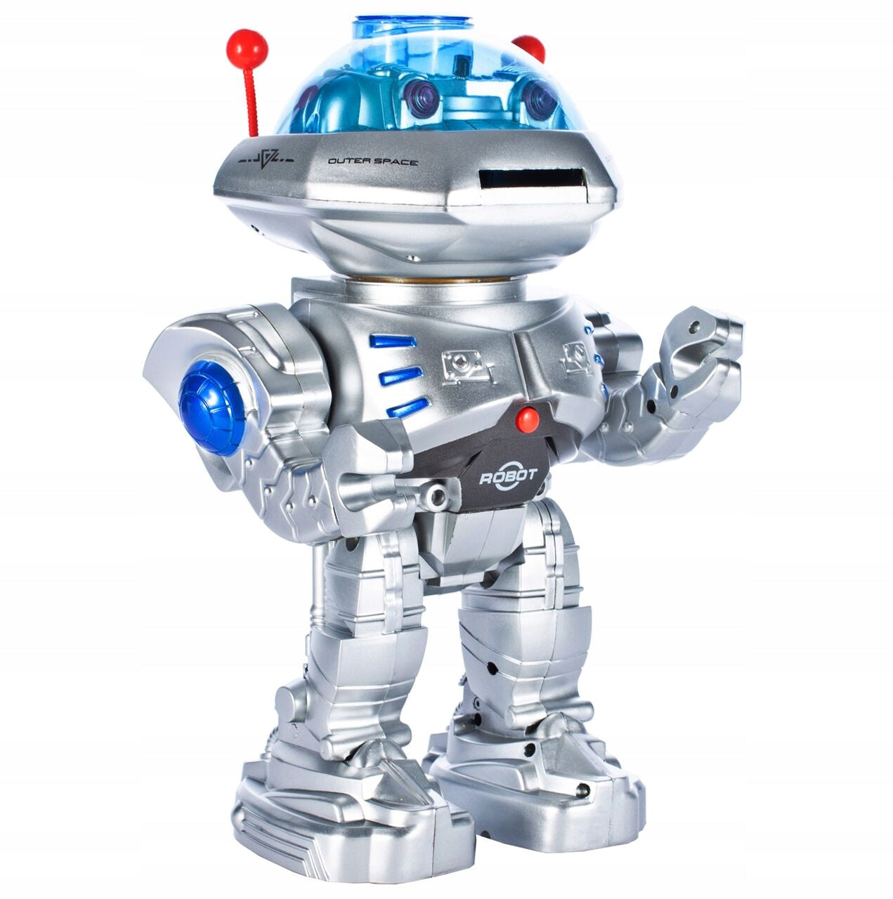 Robot shooting disks at the remote control