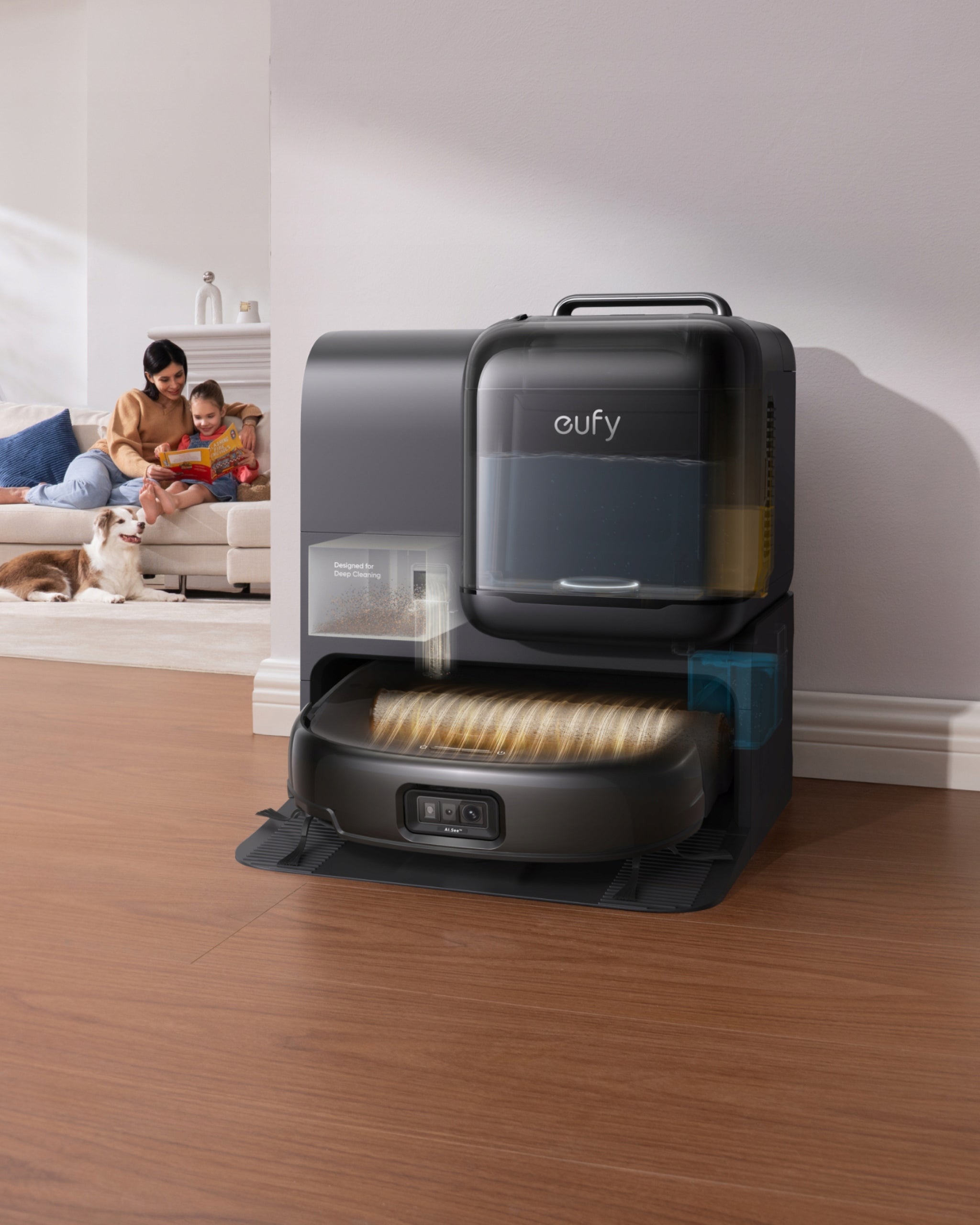 Robot sprzątający z mopem eufy E28 Omni,system HydroJet,moc ssąca 20 000 Pa Model Omni E28
