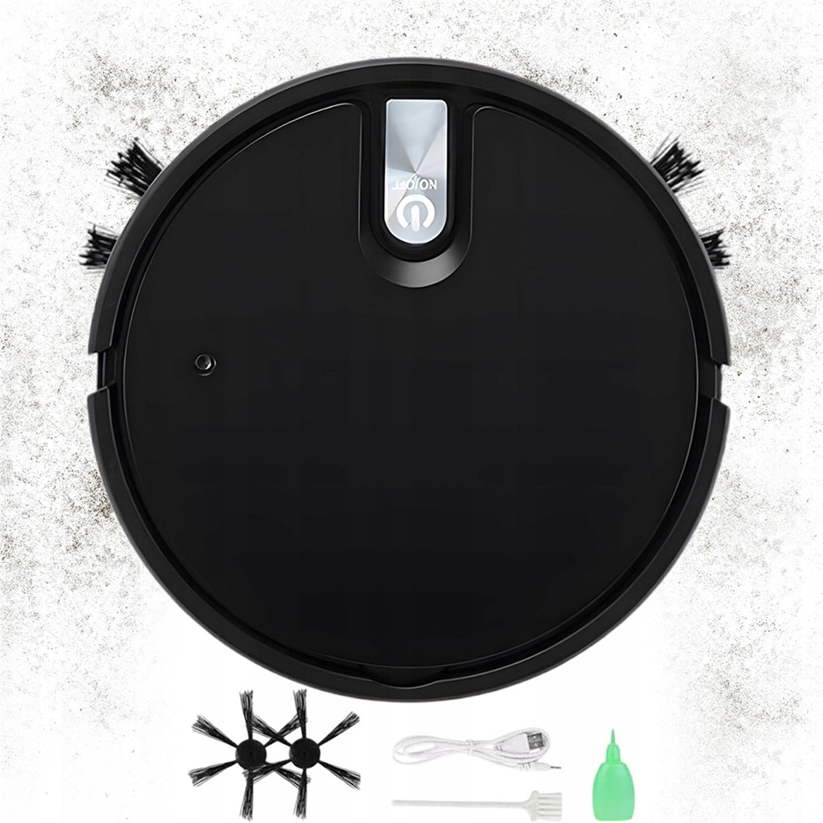 Robot vacuum cleaner with humidification and intelligent obstacle avoidance black