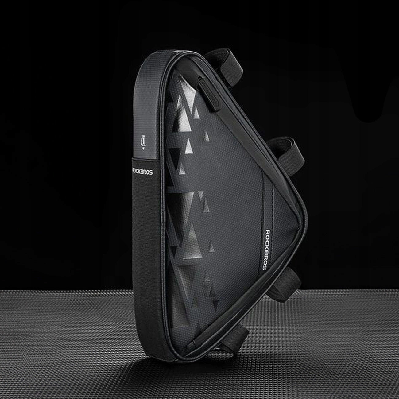 Rockbros B39-2 Waterproof Bike Bag for Frame - Black Capacity 1.5 l