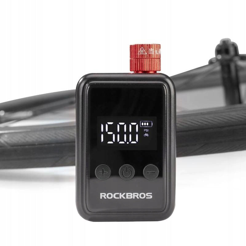 Rockbros electric pump with display black Brand Rockbros