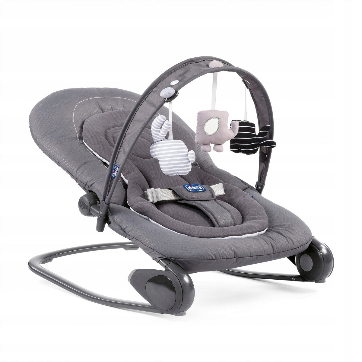 Rocker Deckchair Chicco Hoopla MOON GREY 0-6 msc to 12 -18 kg 4 Positions