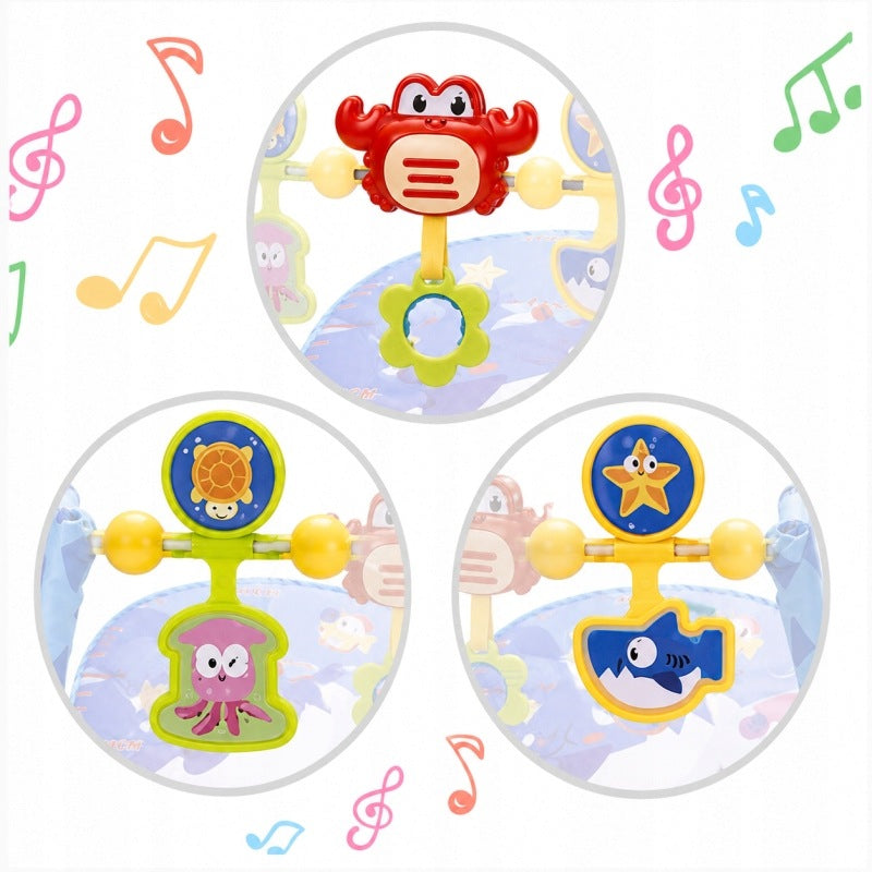 Rocker Sun Lounger 2in1 Crab Interactive Vibration Melodies WOOPIE Brand Woopie