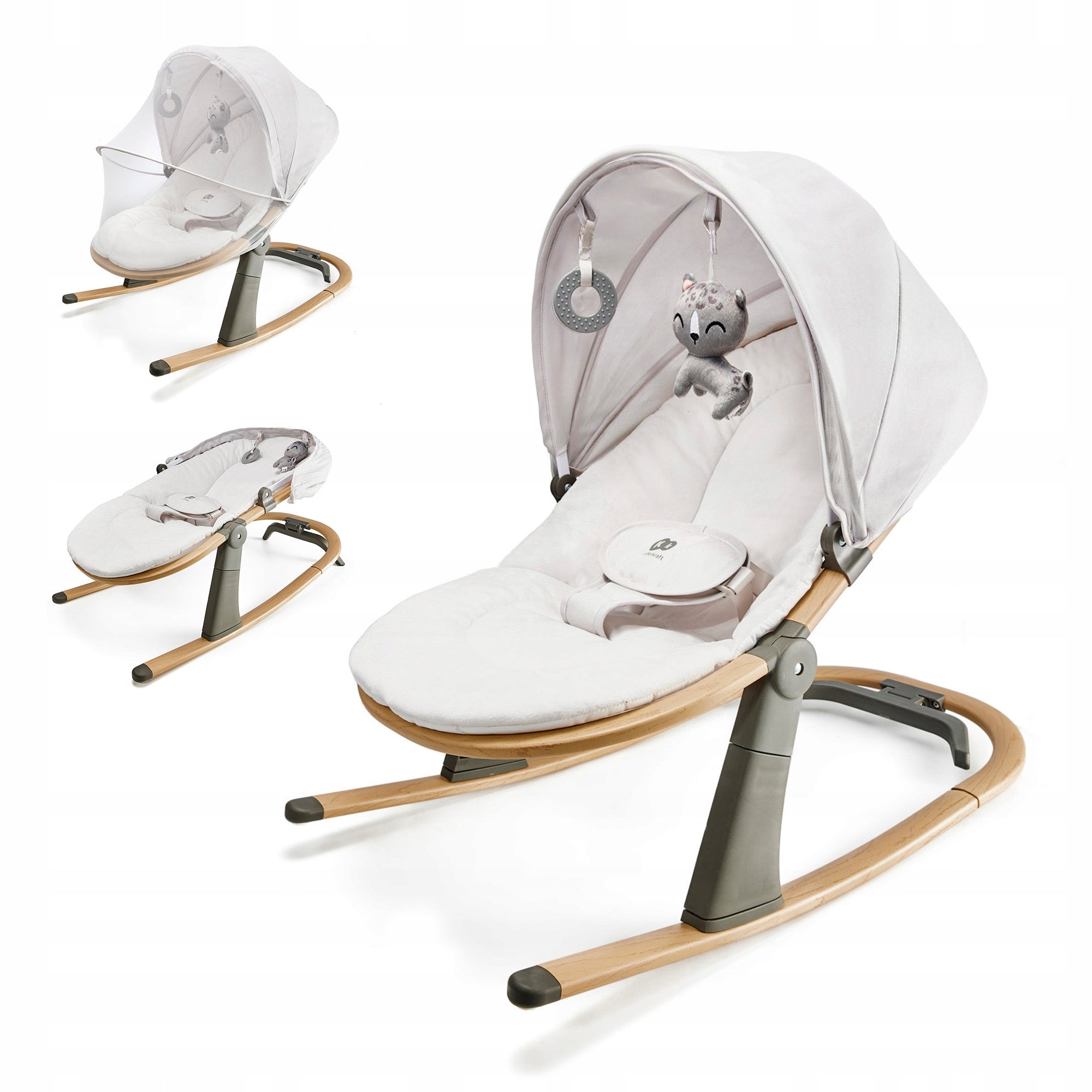 Rocker Sun Lounger 2in1 Kinderkraft ELSU Up to 9 kg Adjustable Backrest Toys