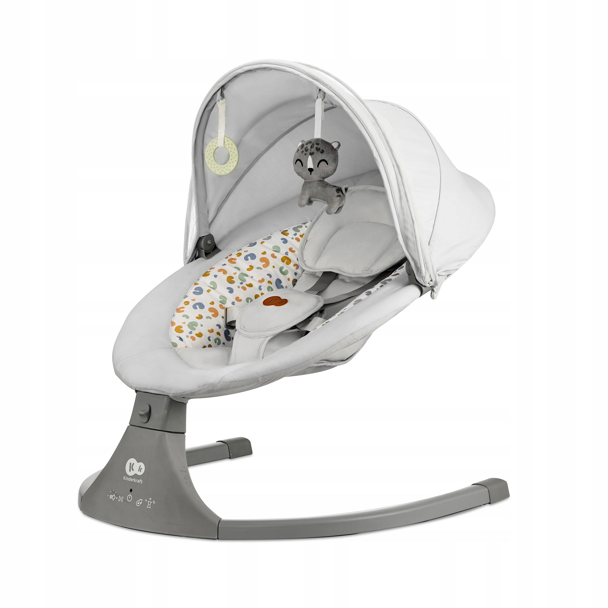 Rocker lounger 2in1 electric light rocking melodies LUMI2 Kinderkraft Manufacturer code KBLUMI02LGR0000