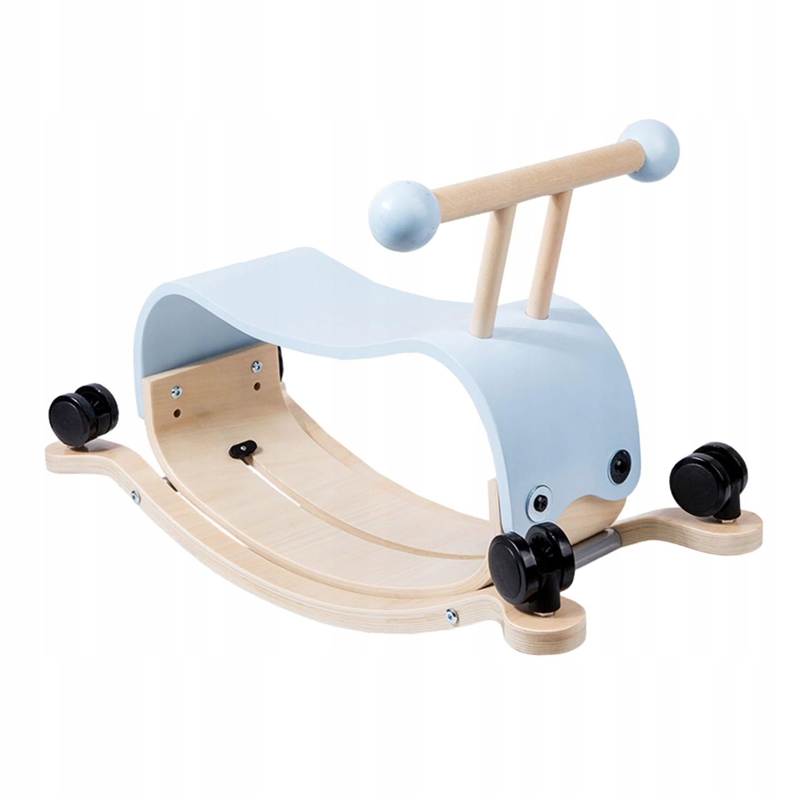 Rocking Horse Scooter Rocking Chair Comfortable Early Education Walker blue
