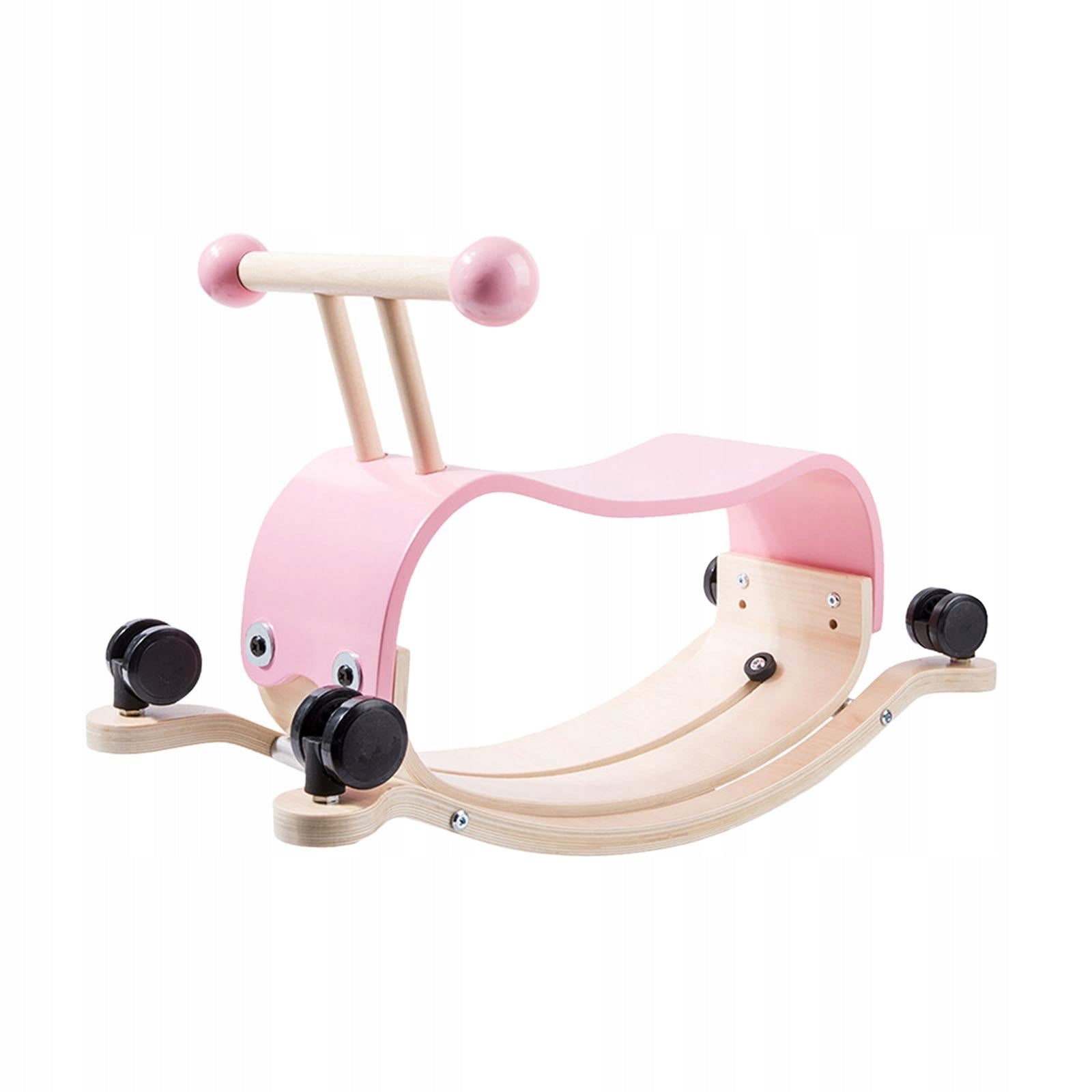 Rocking Horse Scooter Rocking Chair Comfortable Early Education Walker pink