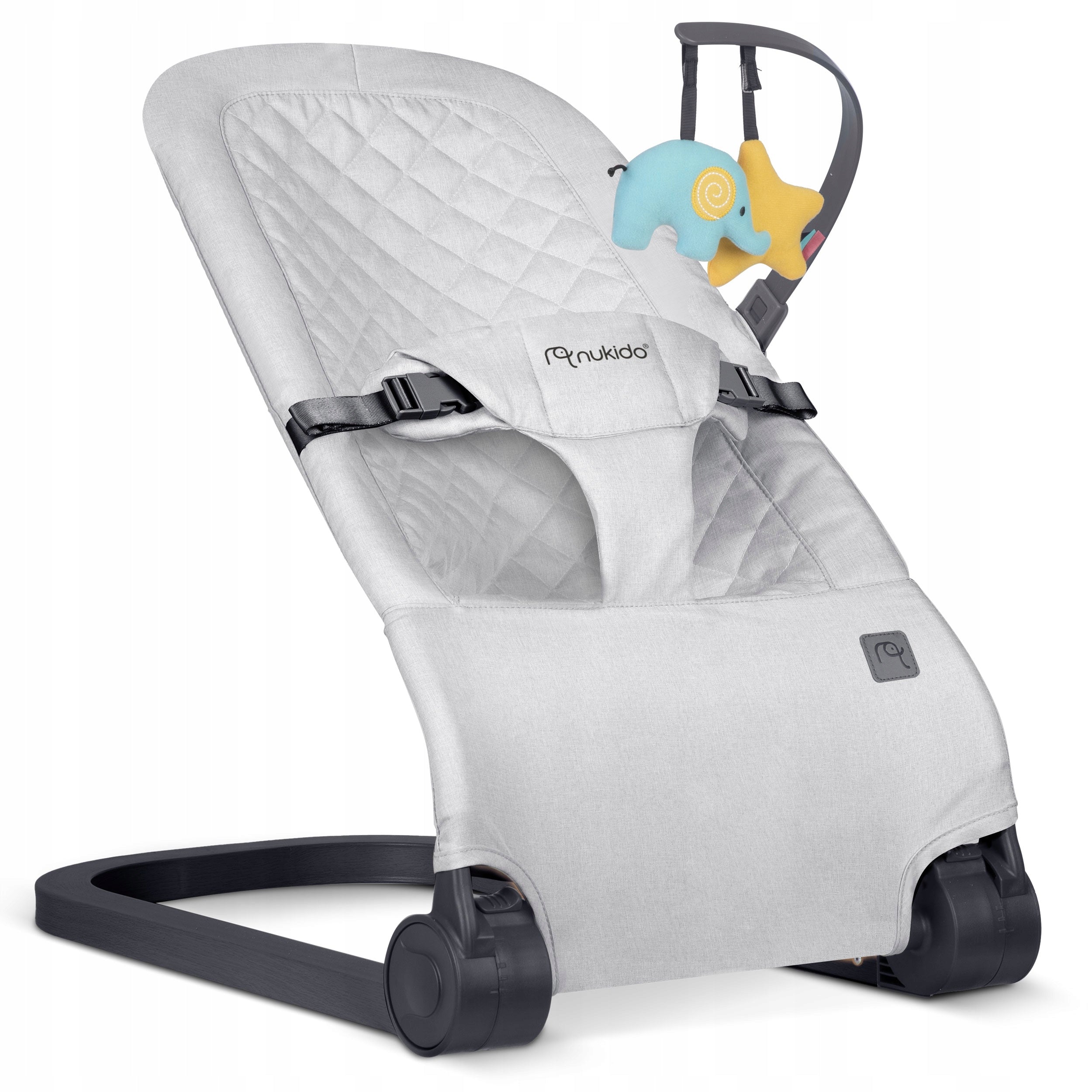 Rocking chair with toys folding rocker cradle Nukido