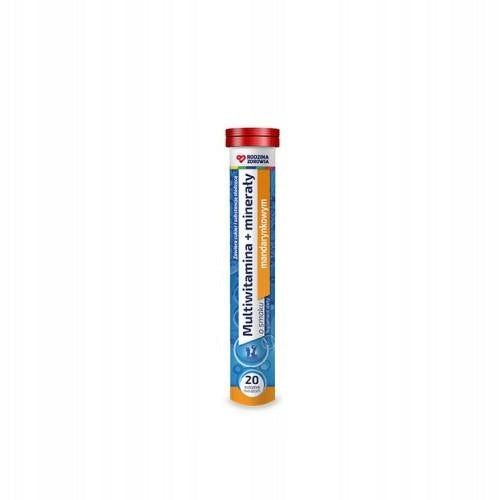 Rodzina zdrowia, Multivitamin + minerals, tangerine flavor, 20 tablets