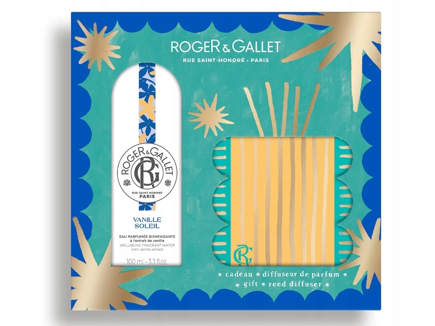 Roger & Gallet Vanille Soleil SET Eau de Parfum 100ml + DIFFUSER