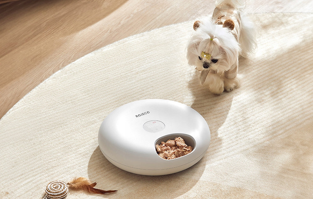 Rojeco Smart Dog and Cat Food Dispenser with Cooling Function Capacity 3.6 l