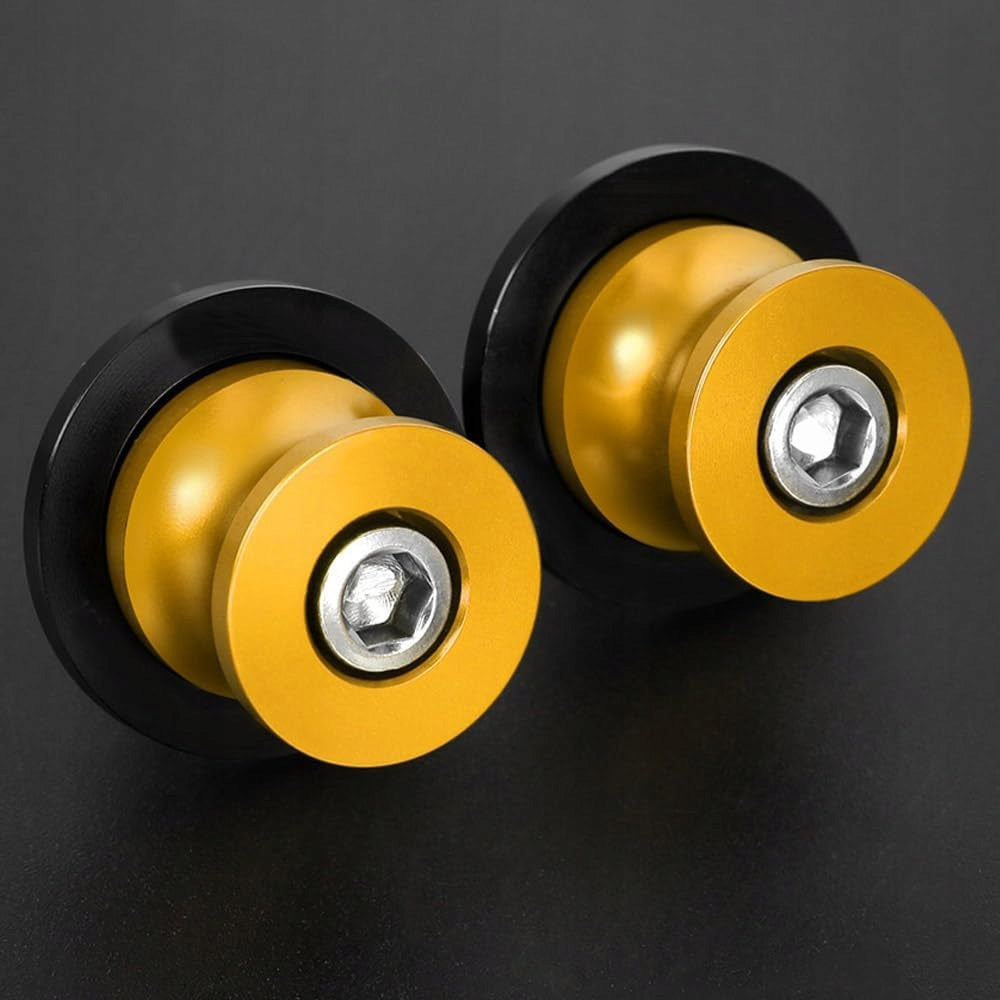 Roller Control Arm Gold M8 x 1.25 Motorcycle Sliders for Motorcycle Lifting Manufacturer no brand
