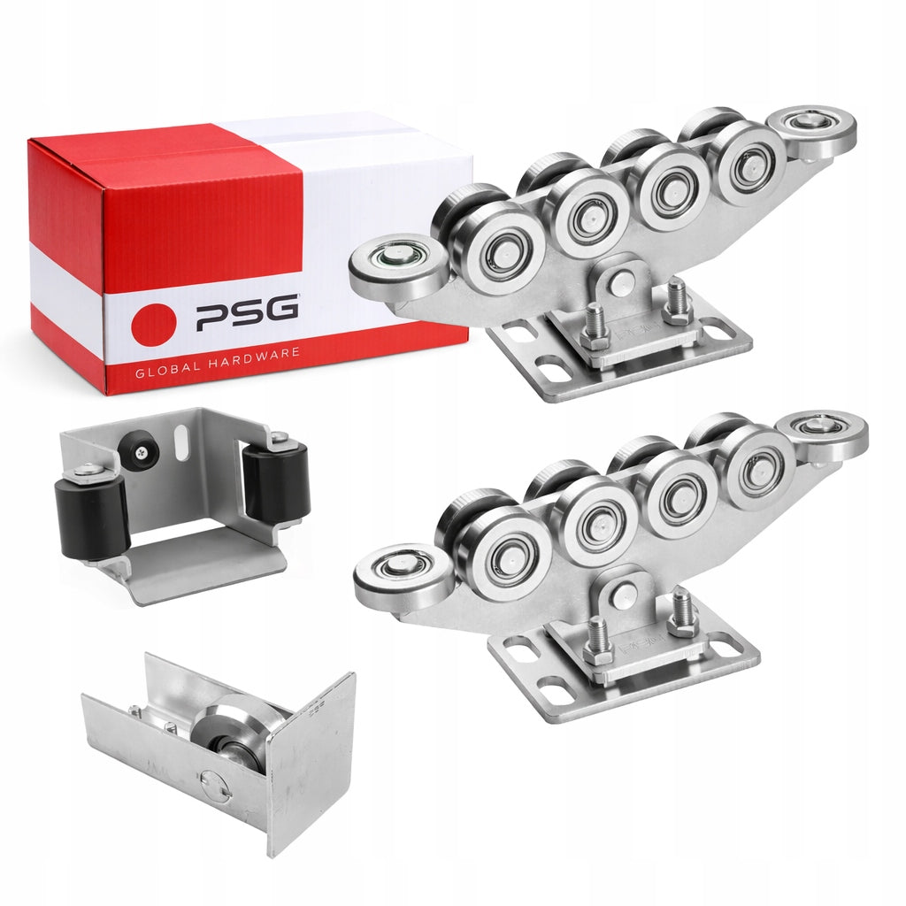 Roller trolleys for sliding gate 80x80 x 5 mm 10 roller 1200kg GALVANIZED STEEL