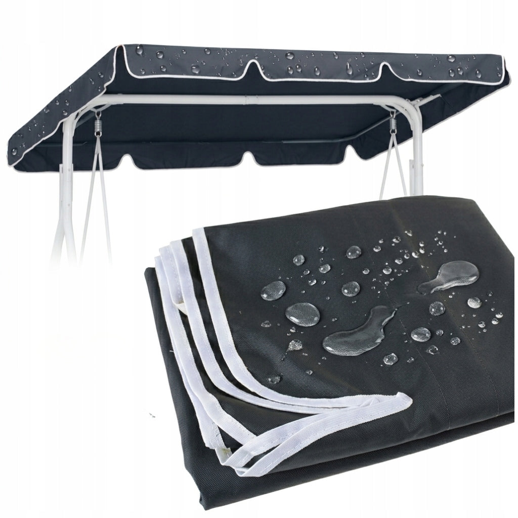 Roof Canopy for Garden Swing Any Dimension Your Size Graphite