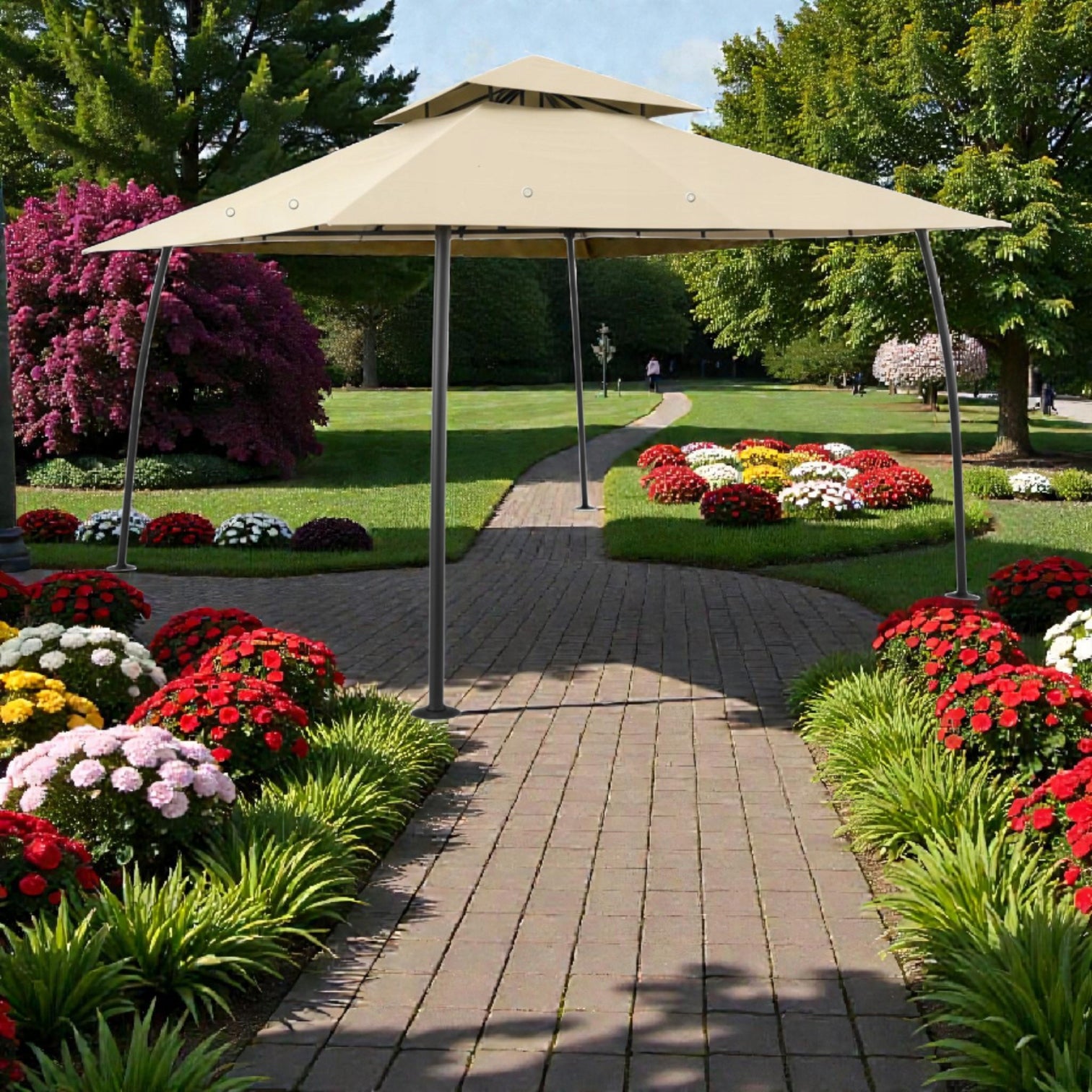 Roof for garden pavilion roof 300 cm x 300 cm 370 gr/m2 SANK HANS Manufacturer Steel plast sport