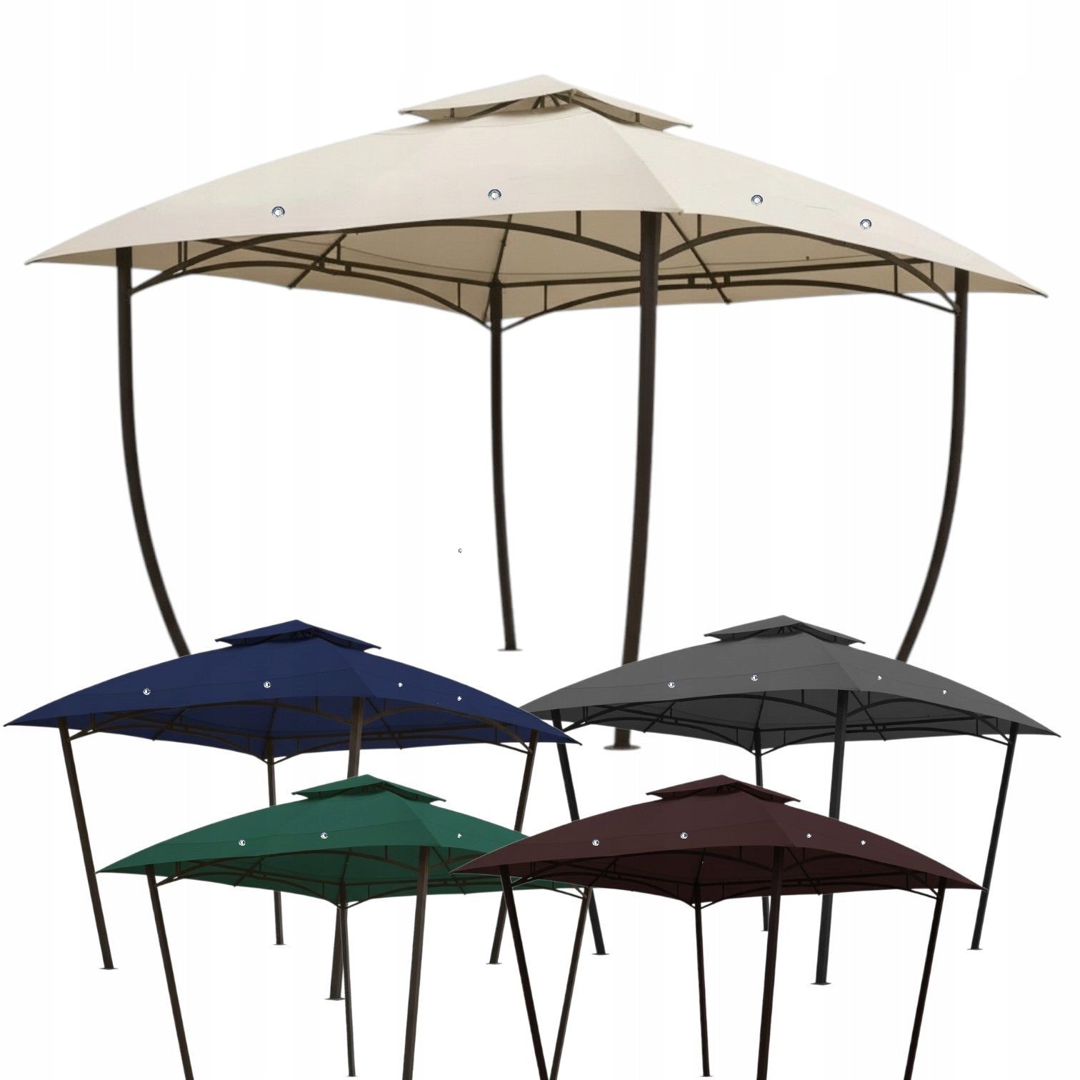 Roof for garden pavilion roof 300 cm x 300 cm 370 gr/m2 SANK HANS Manufacturer code Model 300x300 sank