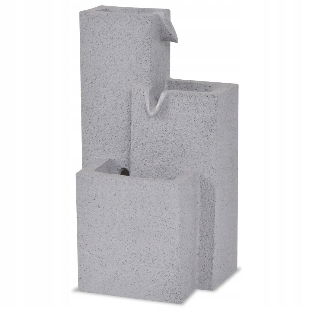 Room Fountain with LED Light, Polyester Resin Manufacturer VidaXL