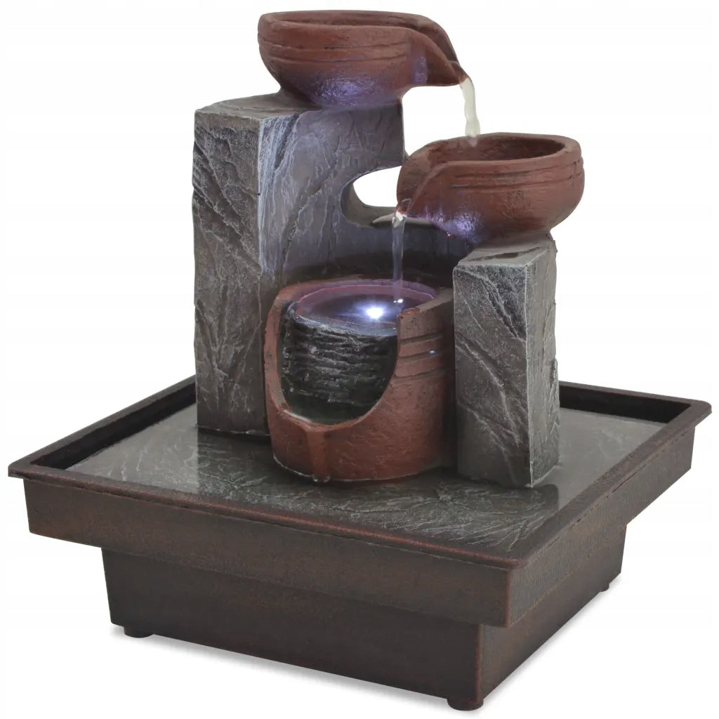 Room Fountain with LED Light, Synte Resin