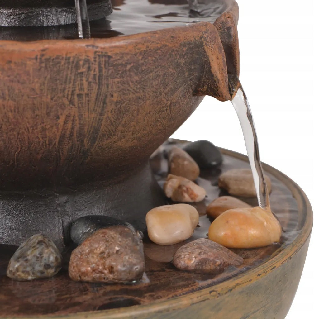 Room Fountain with Pump, Polyester Resin Kind decoration