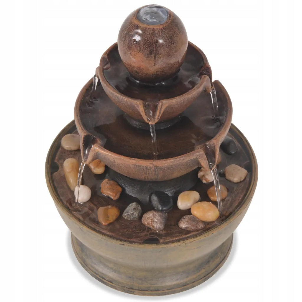 Room Fountain with Pump, Polyester Resin Manufacturer VidaXL