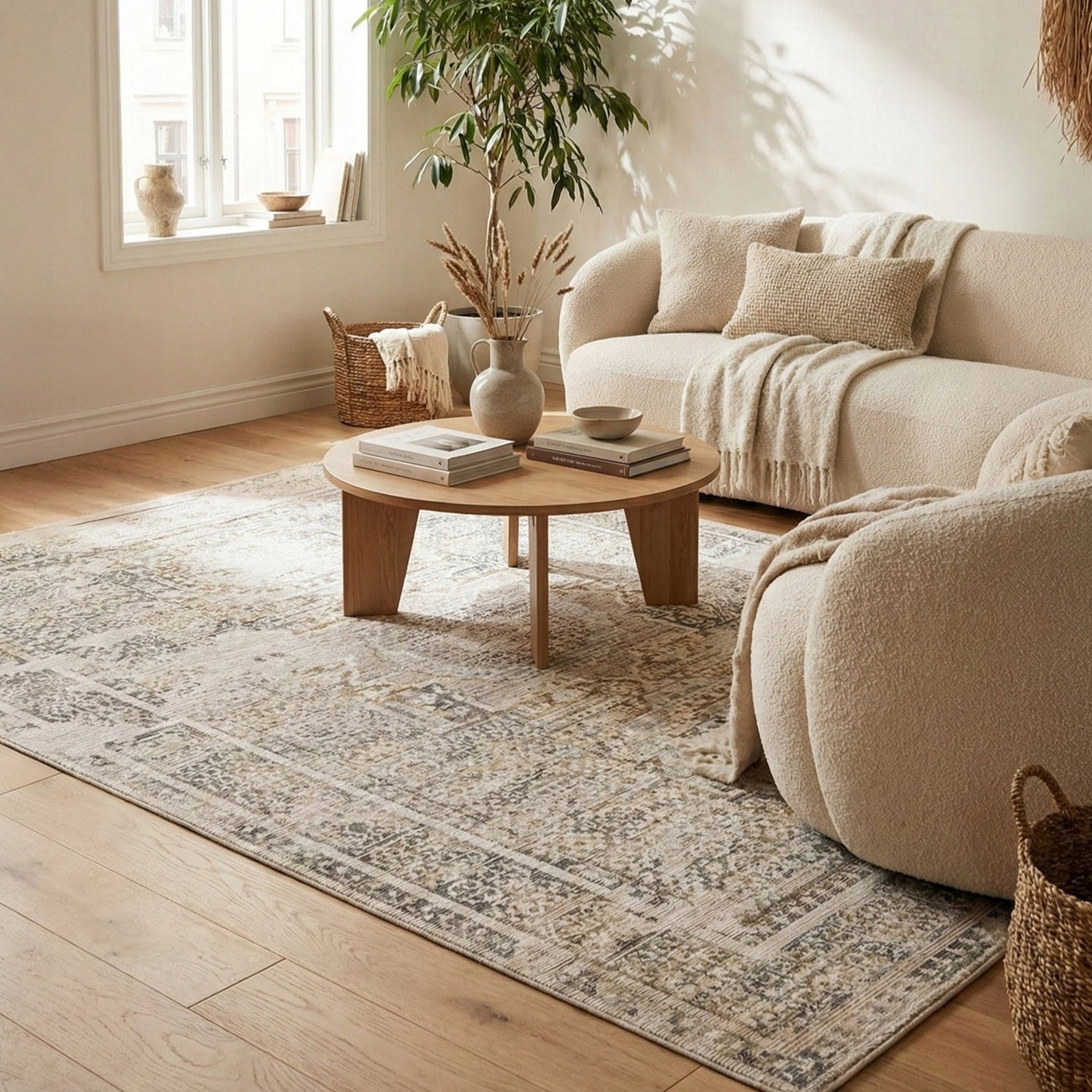 Room Wool Carpet 120x180cm Natural Classic Warm Durable Premium Packaging status original