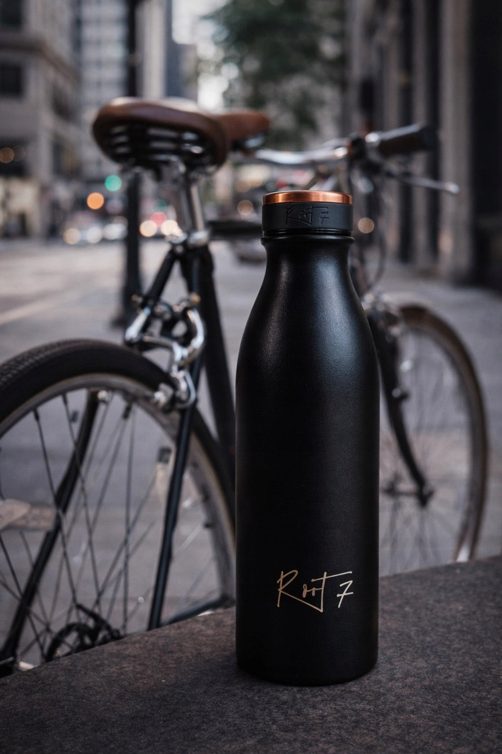 Root7 Lite Bottle Black Swan 500ml Thermal Bottle Black Coffee Water Brand Root7