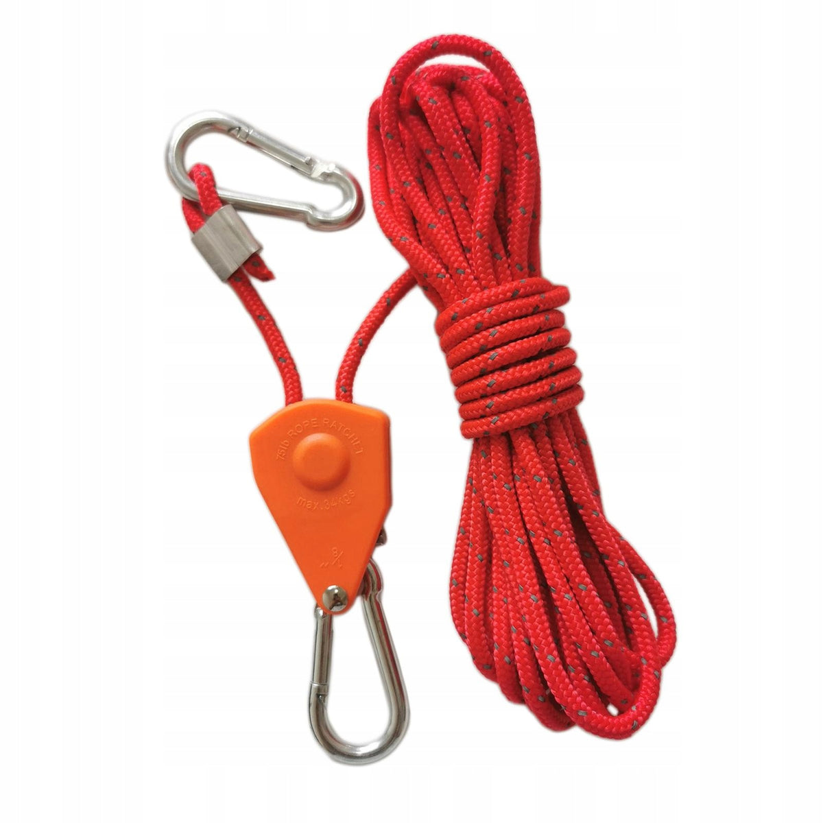 Rope Hanger Ratchet Wind Rope Grow Light Rope Hanger Rope Hanger for 4m Red Packaging status no packaging