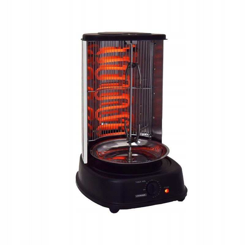 Rotary Chicken Kebab Grill 2000W Kitchencook KBAB Dominant color black