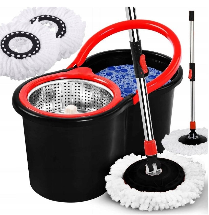 Rotary Mop 360 Spin Turbo Set with 3 Overlays Solid Strong + FREEBIE Manufacturer code Mop obrotowy -
