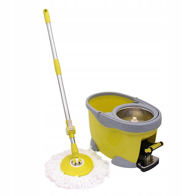 Rotary mop rotating 360° foot drive steel. nierdz color mix